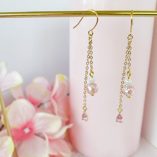 Peach Tea Earrings - PREORDER
