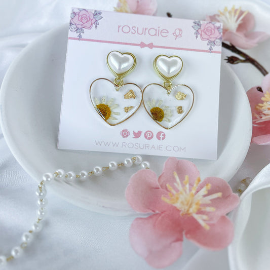 Sweet Chamomile Earrings - PREORDER