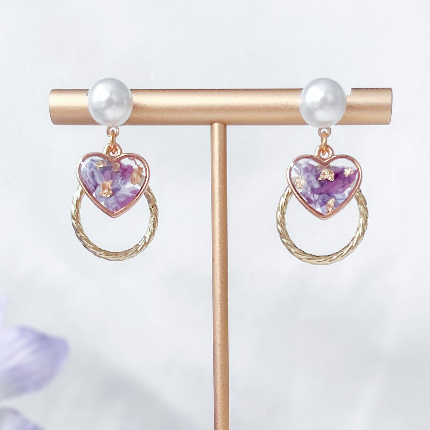 Iris earrings