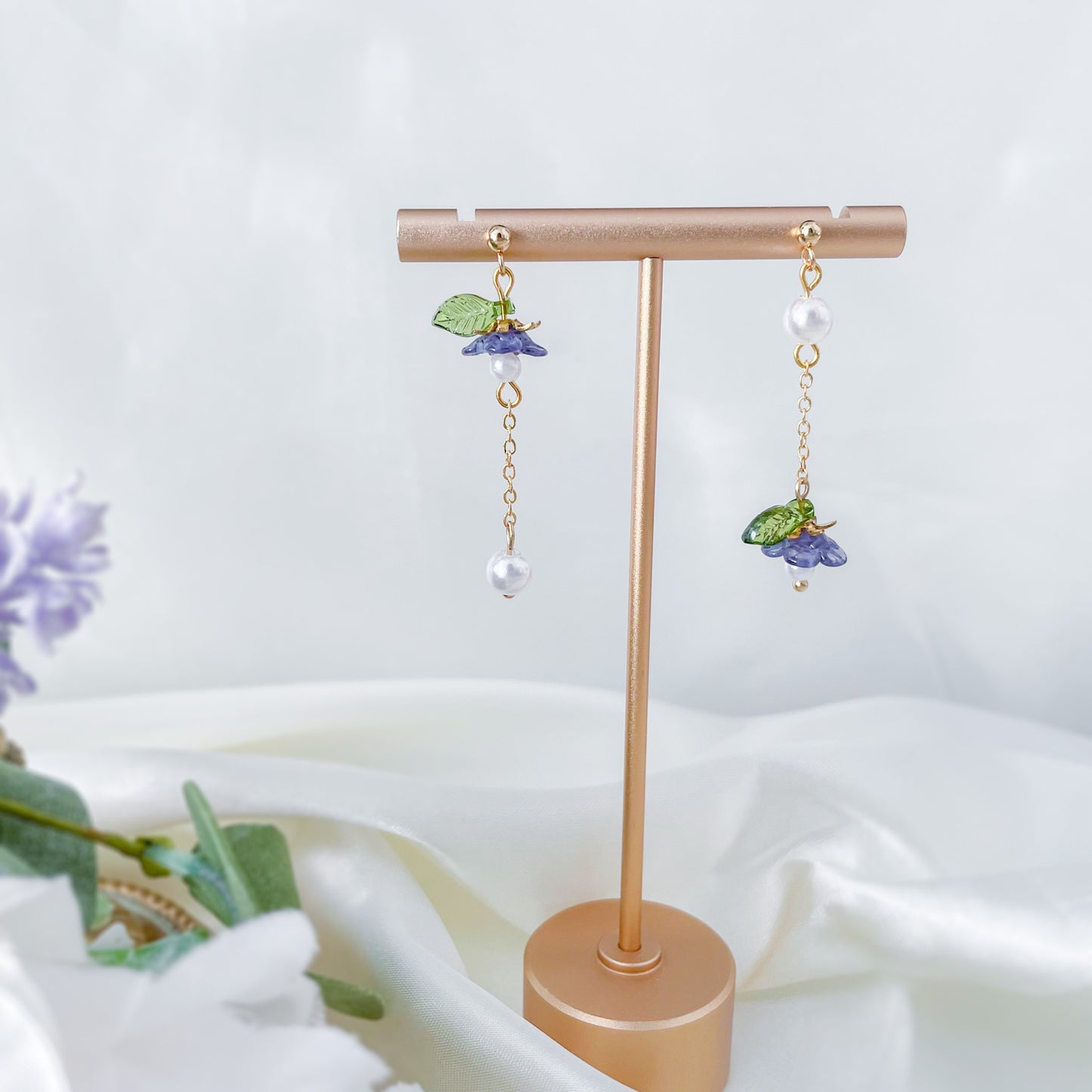 Wisteria earrings