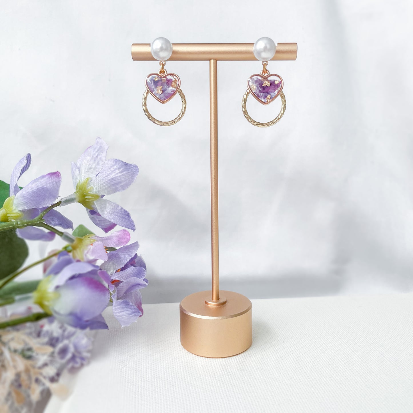 Iris earrings